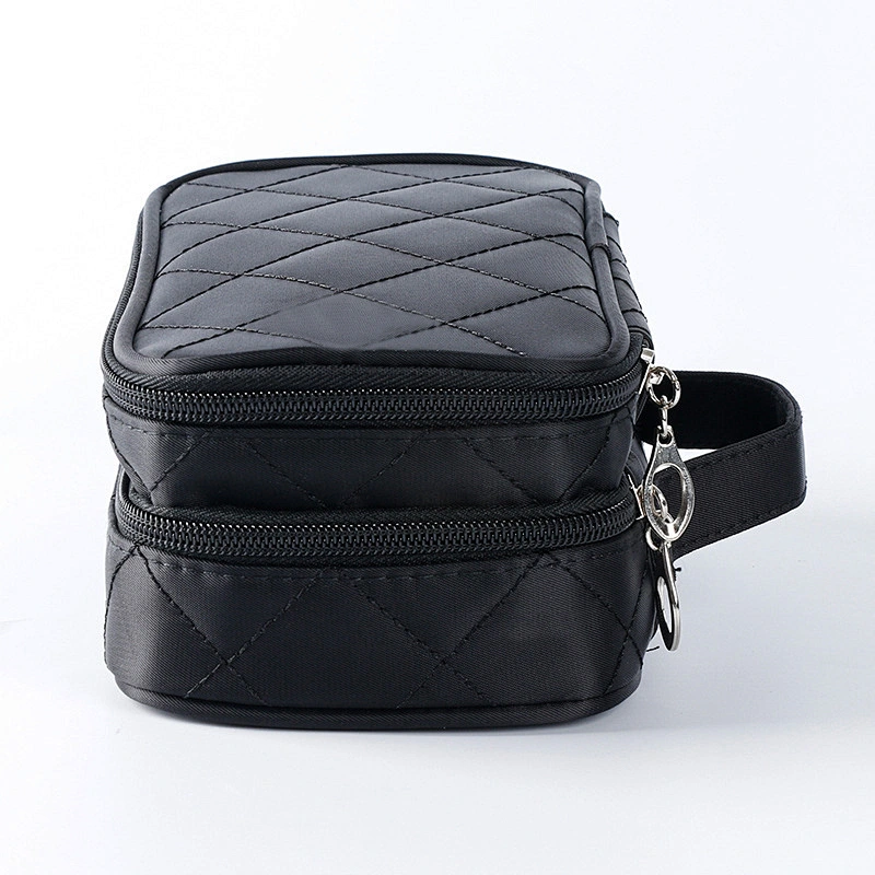 Diamond Lattice Travel Toiletry Bag Portable Storage Bag Cosmetic Case Organizer