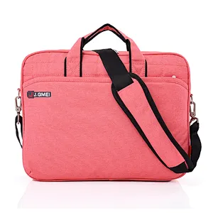 Promotional cheap korean colorful cross 14 inch laptop carry bags for teens