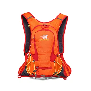Orange collapsible polyester water sport back packs bike motorcycle running backpack