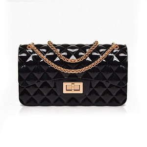 ladies korean style hand bag silicone gel bolsas femininas women's bag clutch bag