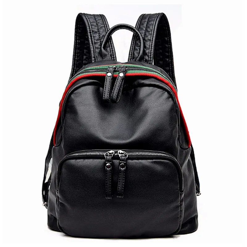 Girl ladies nice smart back pack college bags pu leather women backpack for women