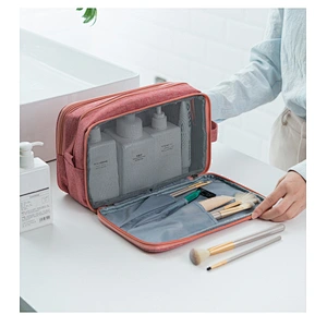 Lady fashion and practical bag cosmetic makeup custom print cosmetic bag necessarie cosmetic bag