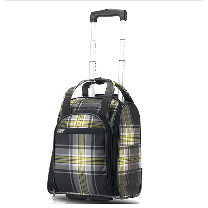 Waterproof  trolley laptop bags with wheels for  women