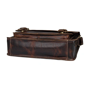 Best Selling Men's Shoulder bags Full Genuine Leather Tablet Messenger Bags Computer Laptop Bag