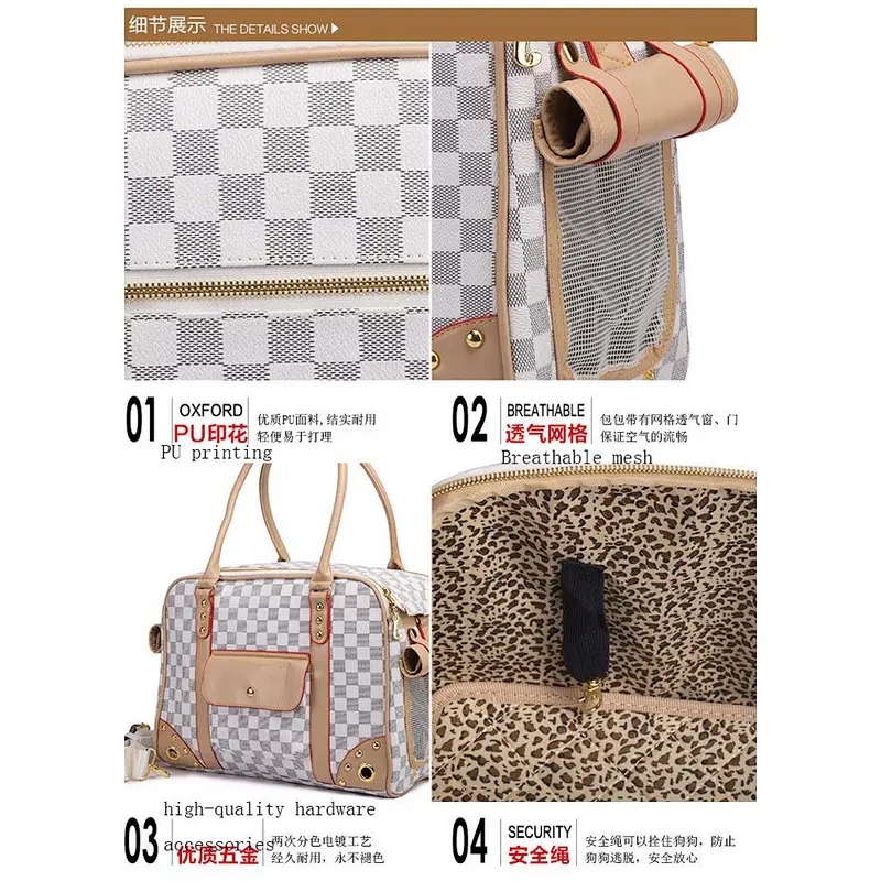 2019 new design fashionable  breathable portable folding pet bag for pet cat and dog