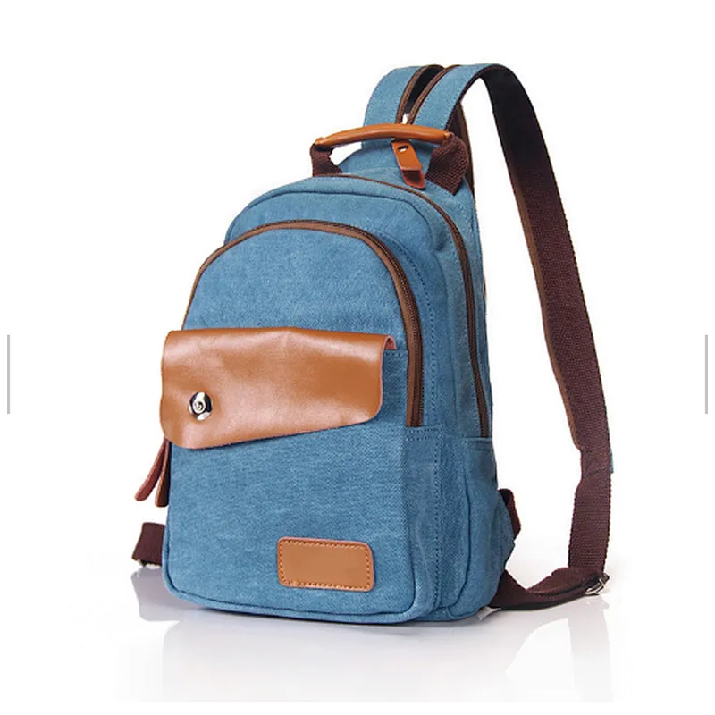 Latest college girls school backpack purse long sling bags satchel for women
