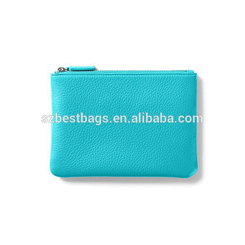 Factory Price Zipper Leather Pocket Wallet