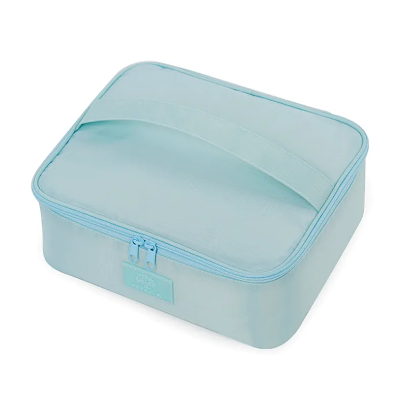 Customized cosmetic makeup toiletries make up brush pouch organizer bag
