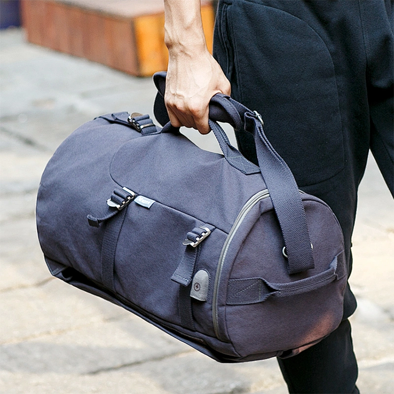 2020 custom cheap stylish practical durable men canvas duffel bag with good quality for travel