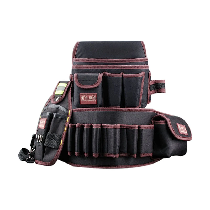 Multifunction thickened waterproof and wear-resistant composite Oxford cloth tool bag for storing tools
