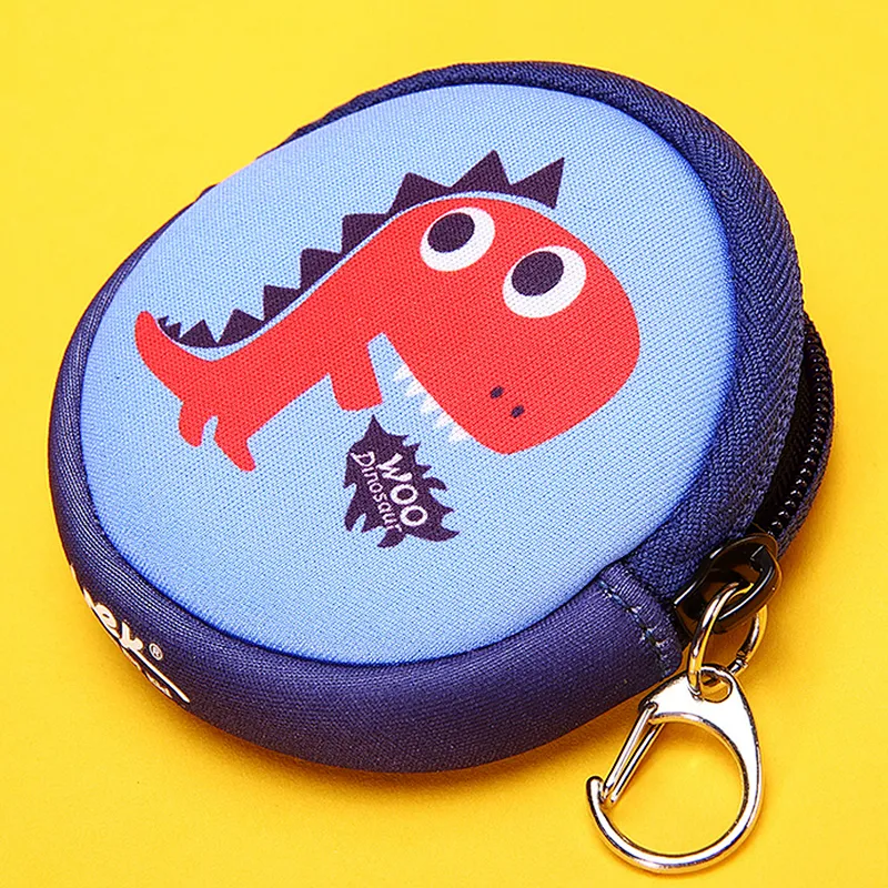 Children kds fashion mini animal neoprene wallet coin purses for kids