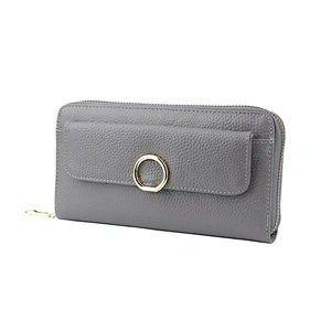 The newest Polyester Genuine PU Black Pink Blue for women lady
