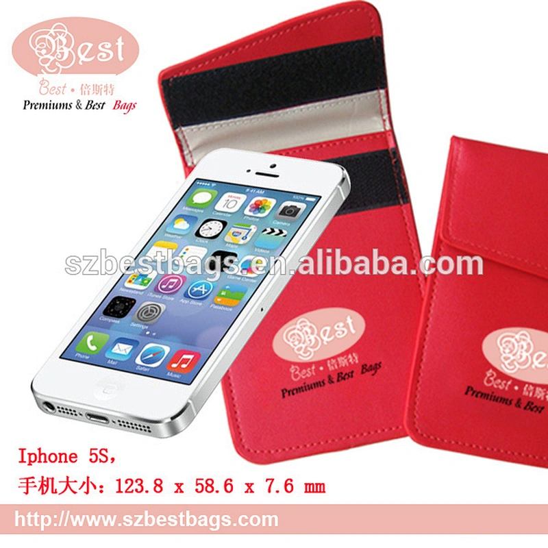 most popular block signal mobile phone bag anti radiation pouches for mobile phone