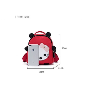 2020 Amazon top sellers korean style durable waterproof big capacity cartoon cute cat kids school bag for school
