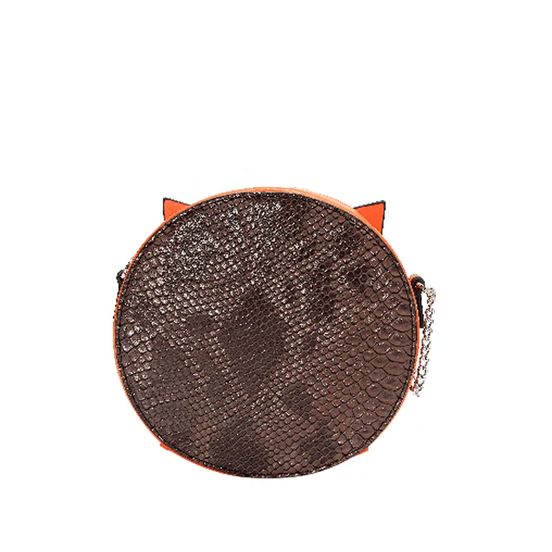2019 The Fox Series Factory Direct Sale  Simple Design Lovely Round Cross-Body Bag Stylish New Sling Bag with Villous