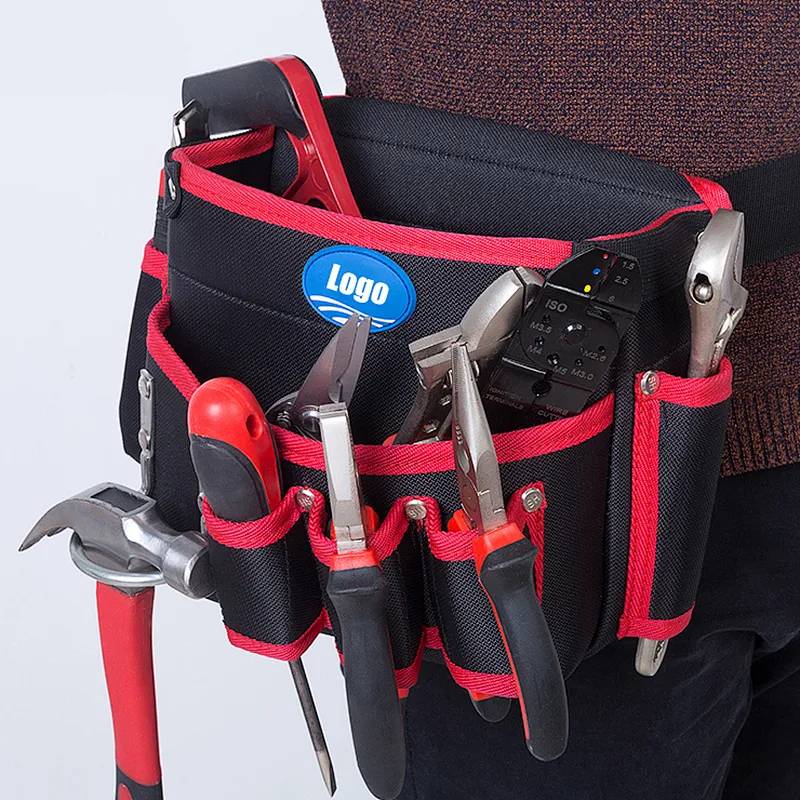Electrician's carpenter scaffolding gardening waist tool bag belt pouch