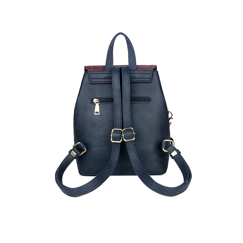 2019 Stylish School Bag PU Leather Ladies Vintage Backpack for Travel