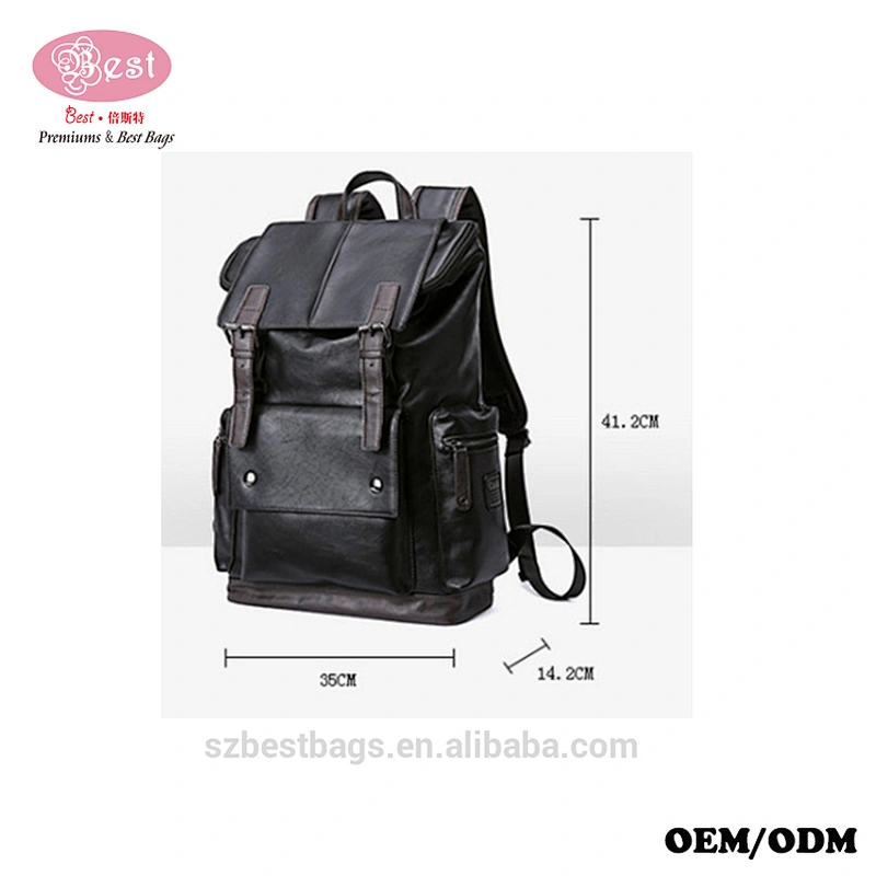 Hot sale Latest Leather Backpack Laptop Backpack Travelling Backpack for man
