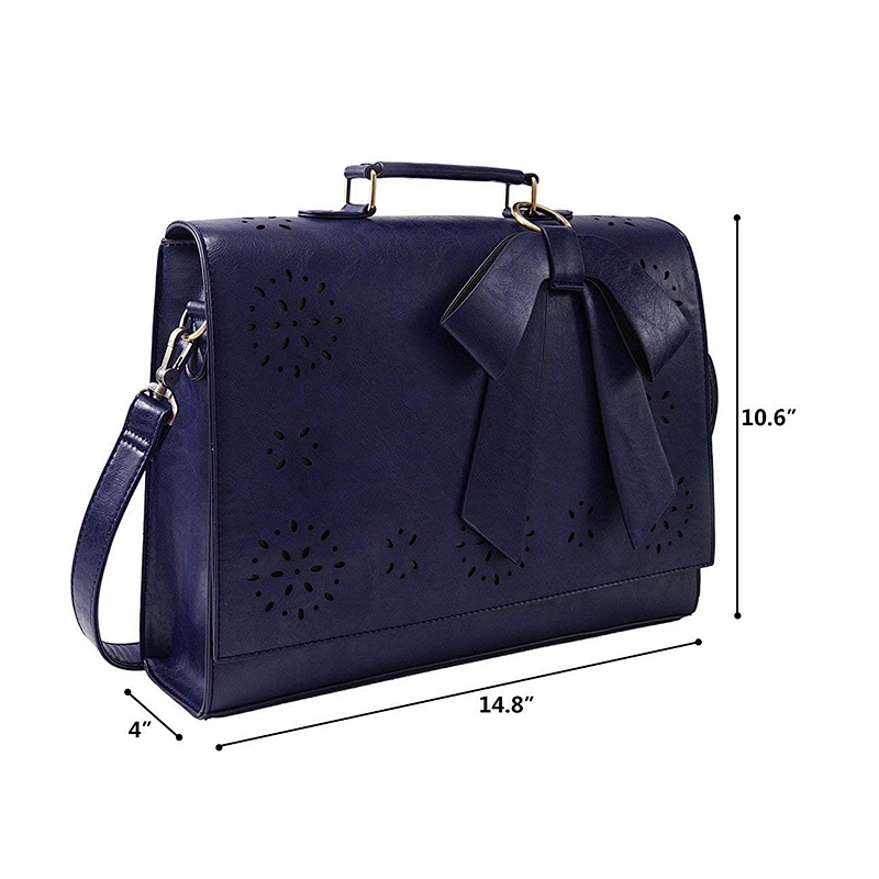 retro female purses handbags bowknot tote bag leather hand bags briefcase working