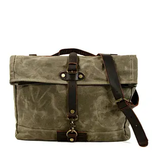 European and American Style Vintage Photography bags Waterproof Wax Canvas Camera Bag