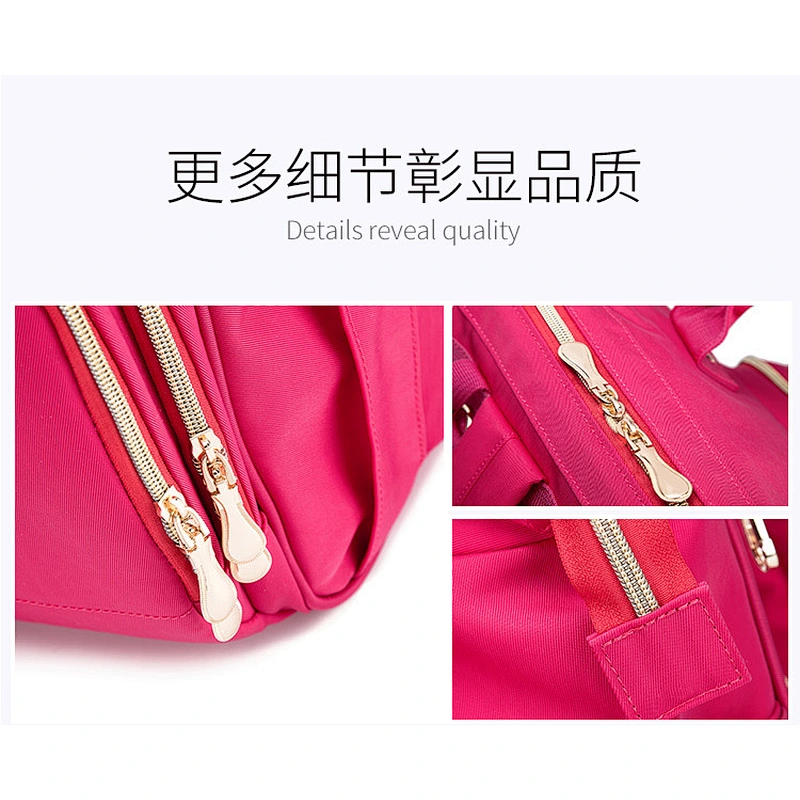 Multi-function large capacity USB port leisure mum & baby bag for travel or camping