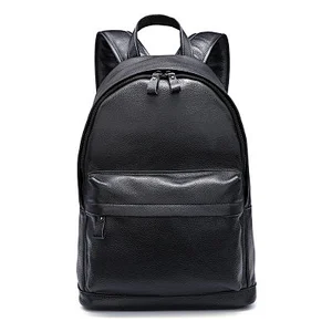 High Quality Vintage Waterproof Daily Backpack For Men Genuine Leather Laptop Backpack Men's Casual Backpack