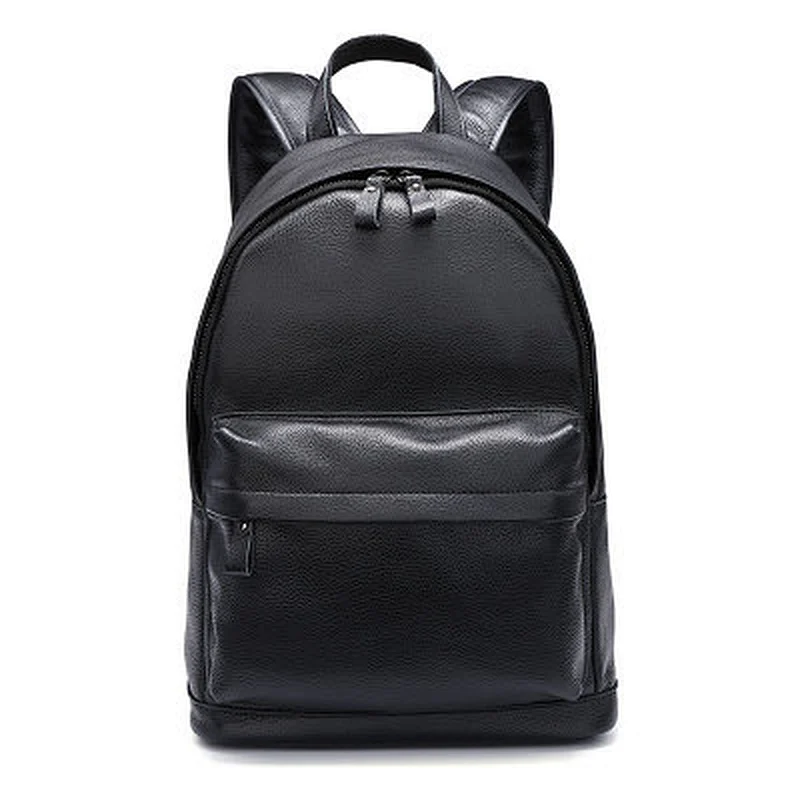 High Quality Vintage Waterproof Daily Backpack For Men Genuine Leather Laptop Backpack Men's Casual Backpack