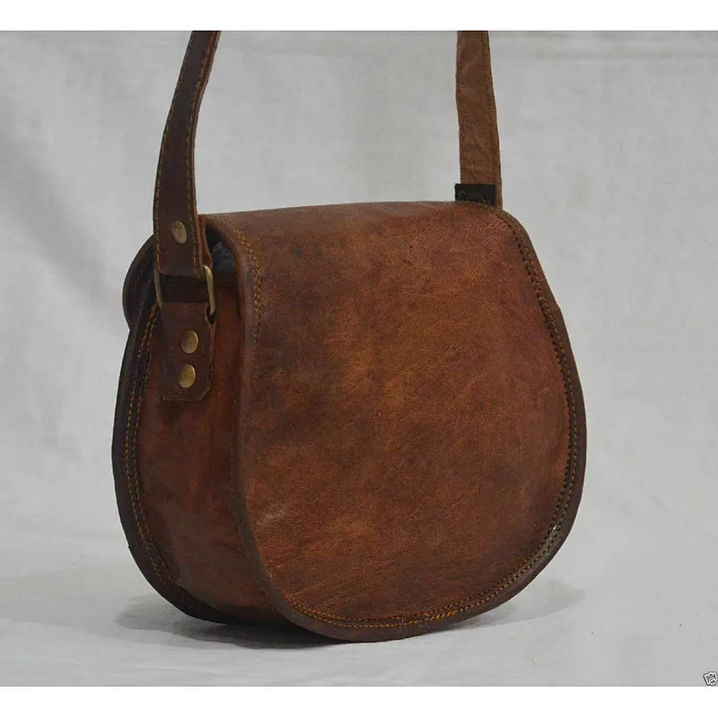 Women's Genuine Real Pure Leather Handmade Tote Shoulder Satchel Messenger Bag