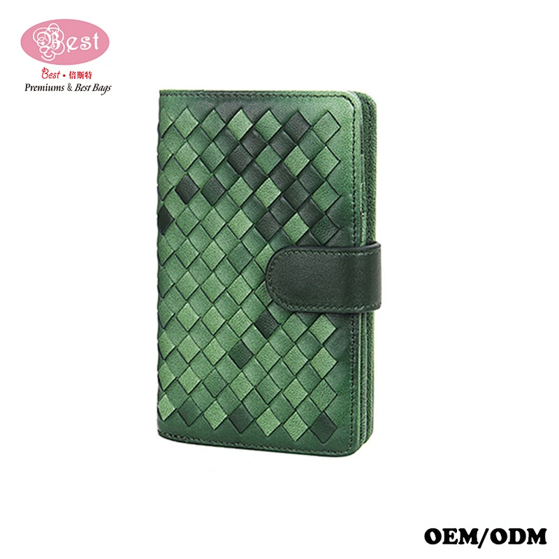 China Supplier High Quality Long Ladies Genuine Leather Wallet for Women