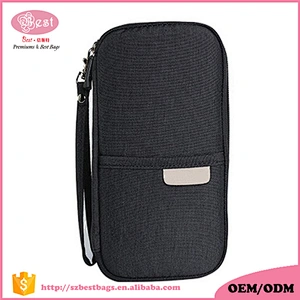 Hot Selling Travel card holder document organizer wallet passport holder
