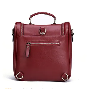 Custom printed ladies satchel woman convertible backpack handbag girls back pack