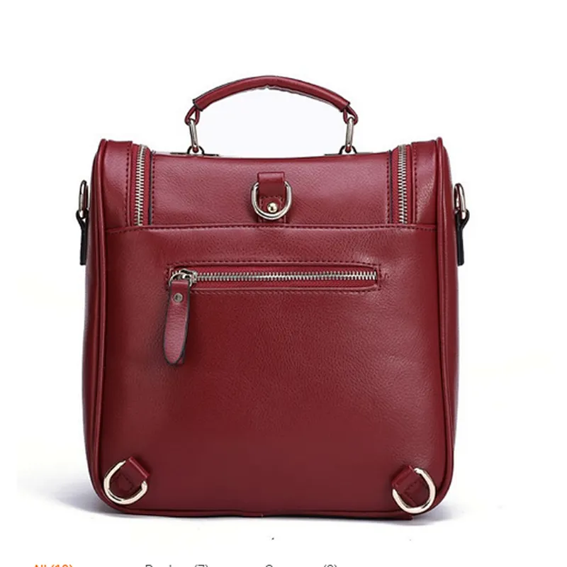 Custom printed ladies satchel woman convertible backpack handbag girls back pack