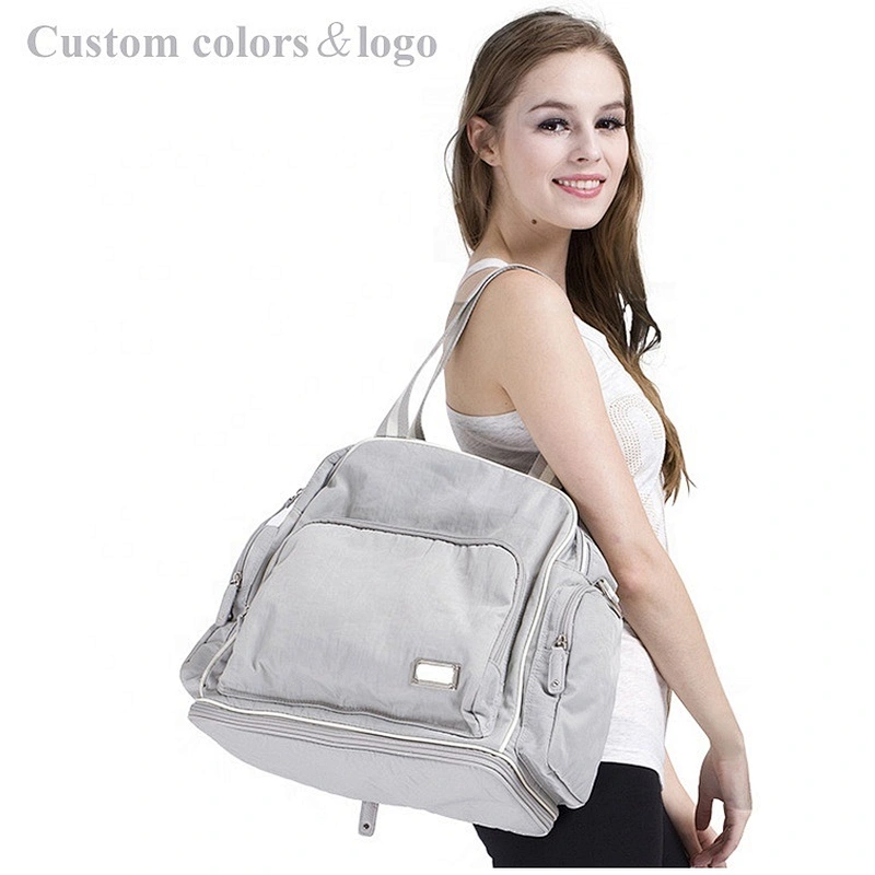 New trendy portable convenient mommy cloth baby backpack diaper bags for mom