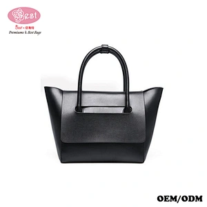 The Newest Design Designer Branded Lady Tote Bag Cowhide Leather Luxury Elegant Tote Handbag
