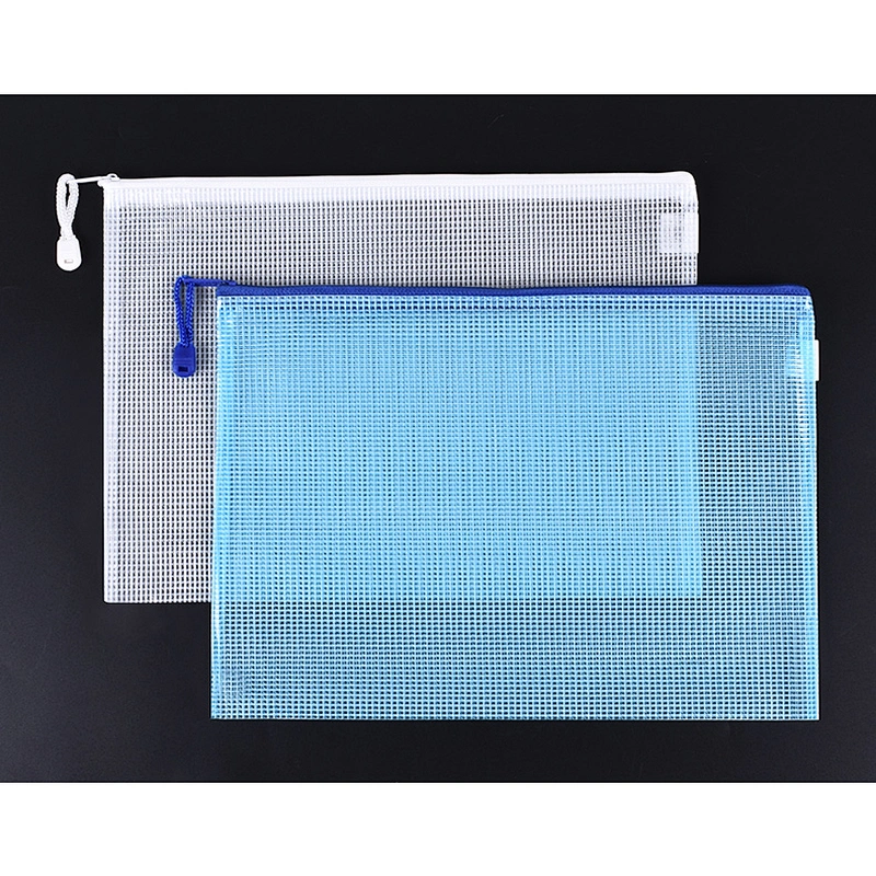 Custom logo zipper document file bag car