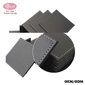 Wholesale Blank Cup Mats Glass Pads Leather Cup&Glass Coaster Diatomite Cup Mat