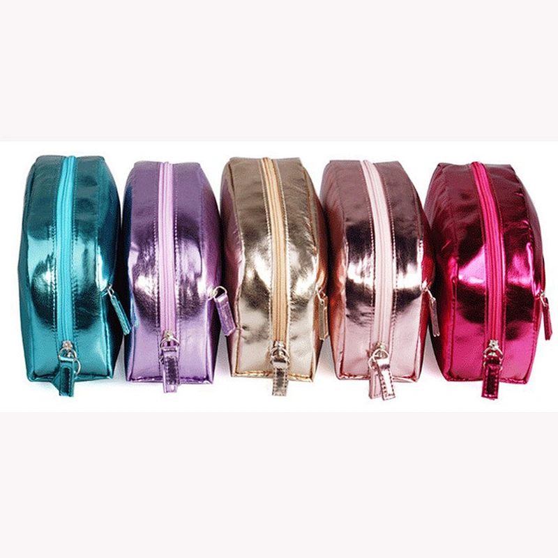 2019 Amazon Top Seller New Design Wash Bag PU Cosmetic Travel Makeup Bag with two zippers