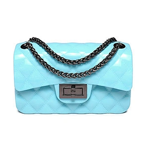 2019 new  classic and fashionable jelly CF bag with diamond lattice and single shoulder for  daily use or shopping