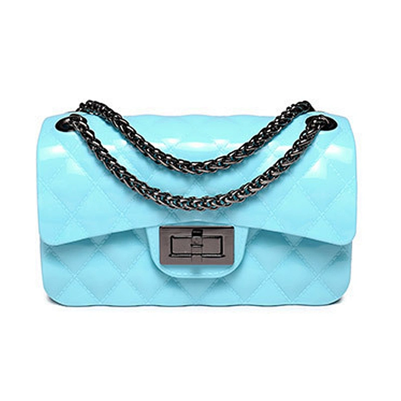 2019 new  classic and fashionable jelly CF bag with diamond lattice and single shoulder for  daily use or shopping
