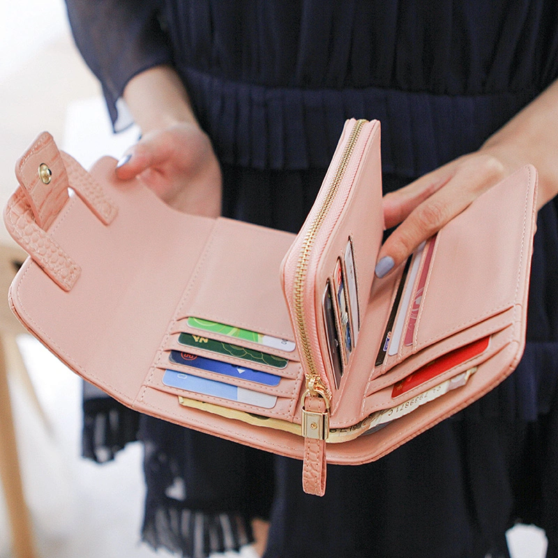 2020 Custom cheap practical high quality leather cardholder for women