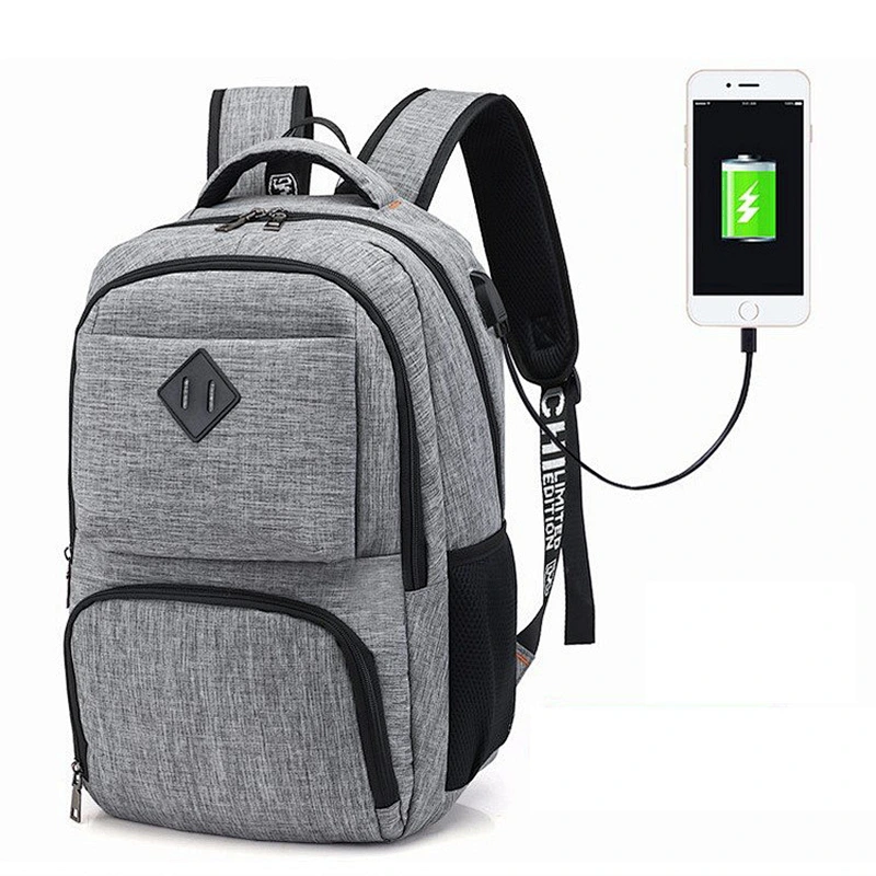 2019 new casual Oxford USB charging backpack travel custom logo backpack bag laptop
