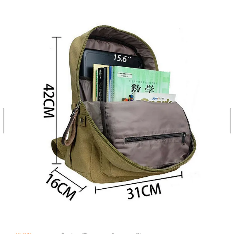 Modern popular universal daily teenager canvas schoolbag backpack school bag