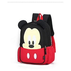 custom nylon waterproof cheap Cute Cartoon mickey mouse kids school bag for school