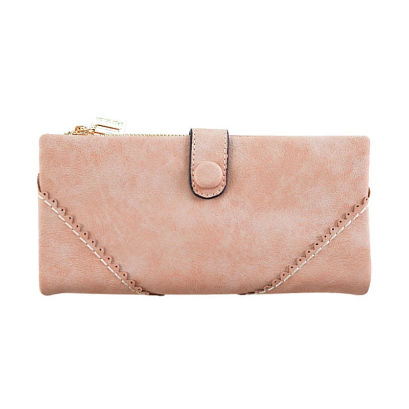 Customized Long Women Clutch Wallet Ladies Credit Card Wallet For Phone Card Cash Coin Bill