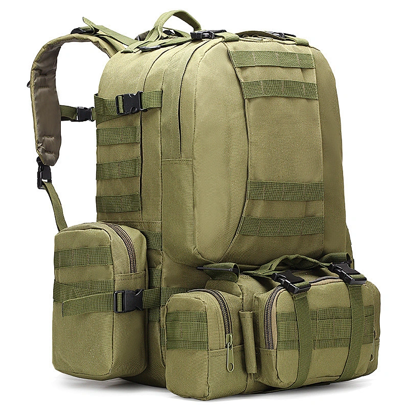 2020 new style  Mens canvas handbag  Military Tactical Backpack Rucksacks Large Capacity Camping Hiking Bag