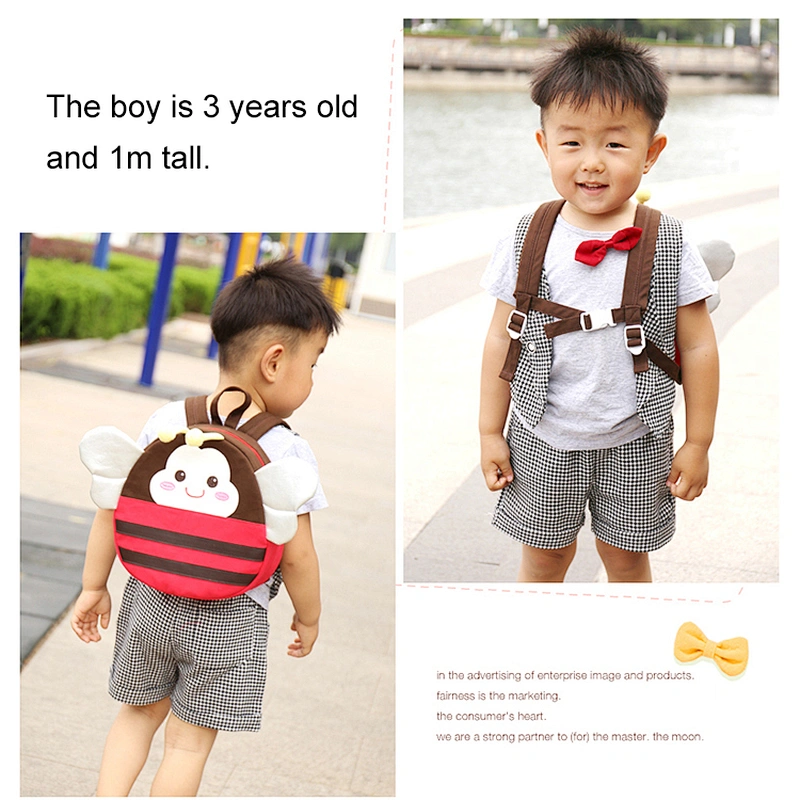 Kindergarten toddler kids mini backpack with leash for toddler