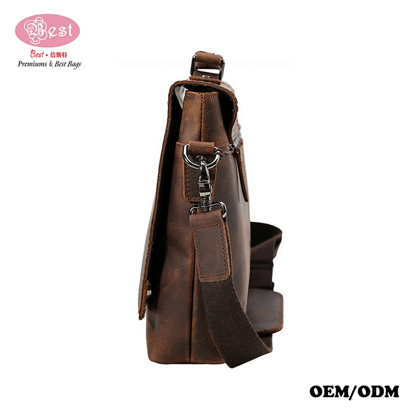 Genuine Leather Messenger Bag laptop xiaomi used gaming i3 FOR Business travel working gift daily