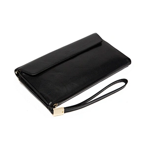Leather Handbags Cowhide Leather Phone Bags Long Wallet Purse for Men and Women