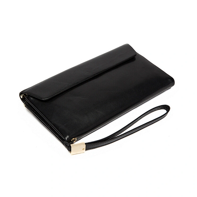 Leather Handbags Cowhide Leather Phone Bags Long Wallet Purse for Men and Women