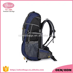 Custom mountain climber nylon hiking backpack camping backpack